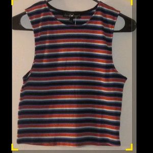 Derek ❤ heart Crop top size large